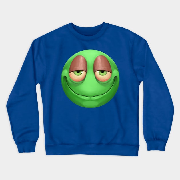 Happy Daze Crewneck Sweatshirt by ChurchOfRobot